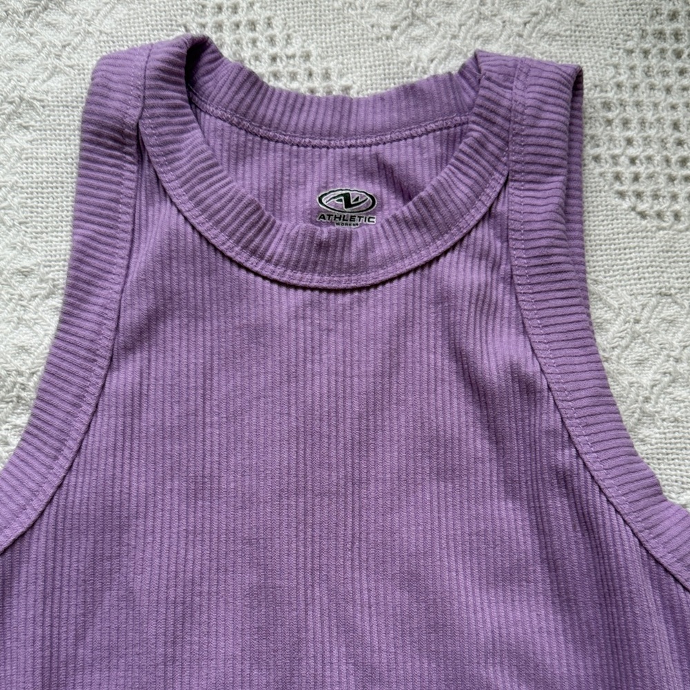 Athletic Works Lavender Ribbed Tank - Picture 4 of 4